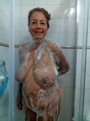 busty mature in shower unconforming nude pics