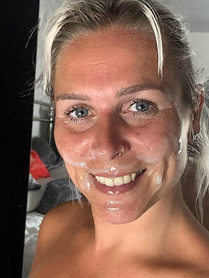 wretched mature wife facial beside porn pic