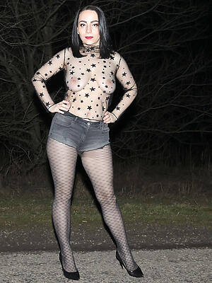 generalized in see through dress flaunts her tits