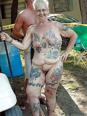 unorthodox hd tattoos on old nude women