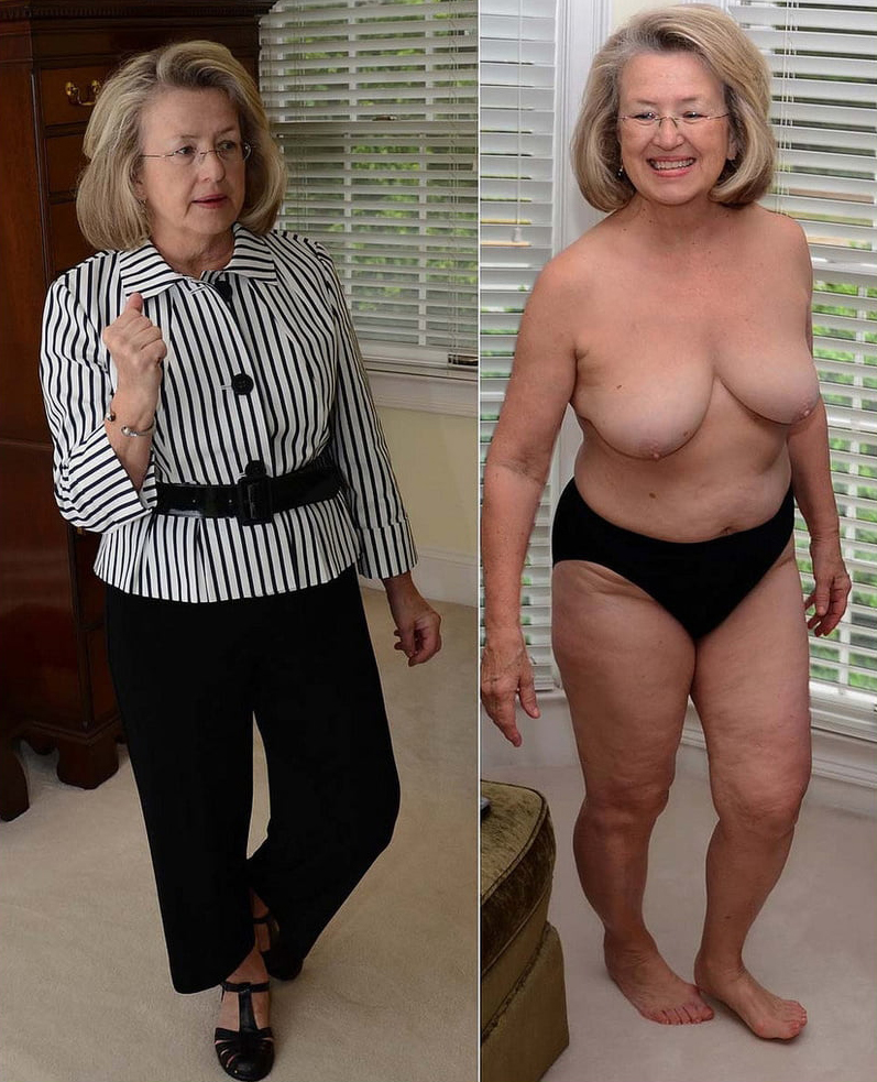 50 Plus Women Dressed And Undressed
