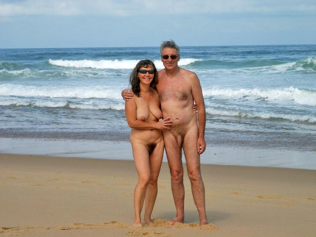 Mature Beach Tits